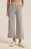 Z Supply Women's Huntington French Terry Pants in Classic Heather Grey