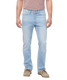 DUER Men's Performance Denim Straight Jeans Drift Blue front view