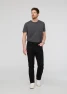 The DUER Men's No Sweat Straight Pants in the Black Colorway