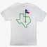 TYLER'S Golf Pocket Tee White front and back