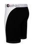 Ethika Men's Solid Staple Boxer Briefs White and Black front view