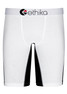 Ethika Men's Solid Staple Boxer Briefs White and Black back view
