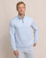 The Southern Tide Men's Schooner Long Sleeve Quarter Zip Pullover in Triumph Blue The Southern Tide Men's Schooner Long Sleeve Quarter Zip Pullover in Triumph Blue