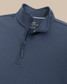 Southern Tide Men's Schooner Quarter Zip Pullover in Dress Blue back view