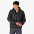 The Patagonia Men's Diamond Quilted Bomber Hoody in Black The Patagonia Men's Diamond Quilted Bomber Hoody in Black