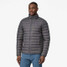 Patagonia Men's Down Sweater Jacket Forge Grey back