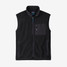 The Patagonia Men's Synchilla Fleece Vest in Black The Patagonia Men's Synchilla Fleece Vest in Black