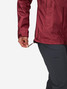 Marmot Women's Precip Eco Jacket Acai Berry detail shot