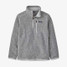 Patagonia Kids' Better Sweater 1/4-Zip Fleece Pullover Birch White