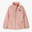 The Patagonia Girls' Nano Puff Diamond Quilt Jacket in Mallow Pink The Patagonia Girls' Nano Puff Diamond Quilt Jacket in Mallow Pink