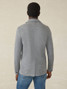 Faherty Men's Inlet Knit Blazer Medium Grey full length