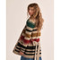Pendleton Women's Camp Stripe Cardigan in Ivory Stripe Multi colorway