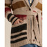 Pendleton Women's Camp Stripe Cardigan in Ivory Stripe Multi colorway