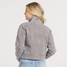 Southern Marsh Women's Seawash™ Half Zip Active Pullover in Midnight Grey colorway