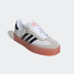The Adidas Women's Sambae Shoes in White and Black