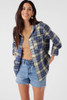 O'Neill Women's Nash Flannel in Slate