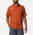 Columbia Men's Texas Collegiate PFG Tamiami Woven Shirt in Cedar