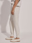 Varley Women's Slim Cuff 27.5 Pants in Ivory Marl