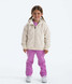 The North Face Toddlers' Osito Full-Zip Hoodie White Dune back view