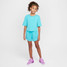 Nike Girls' One Big Kids' Dri-FIT High-Waisted Woven Training Shorts in Dusty Cactus Colorway