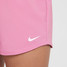 Nike Girls' One Big Kids' Dri-FIT High-Waisted Woven Training Shorts in Magic Flamingo Colorway
