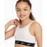 Nike Girls' One Sports Bra in White colorway