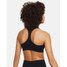 Nike Girls' Swoosh Sports Bra Black front view