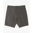 The Billabong Men's Crossfire Mid 19" Hybrid Shorts in the colorway Asphalt