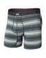 SAXX Men's Vibe Xtra Boxer Briefs - Baja Stri[e / Dark Sage