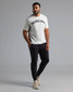 The Municipal Men's Origin SuperBlend T-Shirt in Natural White