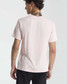 The Municipal Men's Origin SuperBlend Tee in Blush Heather/White