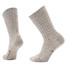 The Smartwool Women's Everyday Cozy Waffle Press Crew Socks in Taupe