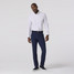 Mizzen+Main Men's Leeward Dress Shirt Lavender Haze Crest Dot front view