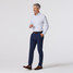 Mizzen+Main Men's Leeward Dress Shirt White Diamond Shadow front view