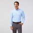 The Mizzen Main Men's Leeward Dress Shirt in Cloud Blue Micro Dot