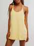 FP Movement Women's Hot Shot Mini Dress in Sunlit Yellow