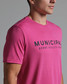Municipal Men's 4AM Club T-Shirt in Magenta