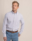 Southern Tide Men's Charleston Summerton Plaid Sport Shirt in Ash Blue Southern Tide Men's Charleston Summerton Plaid Sport Shirt in Ash Blue