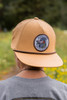 Burlebo Boys' Duck & Dog Snapback Hat in Tan