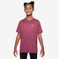 The Nike Kids' Nike Legend DRI-FIT Tee in Sweet Beet Red