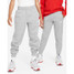 The Nike Kids' Sportswear Club Fleece Joggers in Heather Grey The Nike Kids' Sportswear Club Fleece Joggers in Heather Grey