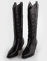 Matisse Women's Dixie Cowgirl Boots in Black front view