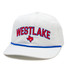Westlake UV Nylon rubber atlantic Hat in White Westlake UV Nylon rubber atlantic Hat in White
