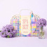 Pinch Provisions Super Spa Set in Multi Check pouch front