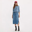Levi's Women's Side Slit Denim Skirt in Artist Divided Levi's Women's Side Slit Denim Skirt in Artist Divided