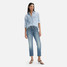 Levi's Women's Wedgie Straight Fit Jeans Maximum Effort Wash back view