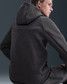 Nike Men's Tech Full-Zip Windrunner Hoodie Black close-up