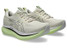 The Asics Women's Glideride Max Running Shoes in Birch White and Black