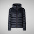 Save The Duck Women's Elsie Jacket Blue Black detail view