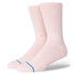 Stance Icon Cotton Crew Socks in Pink